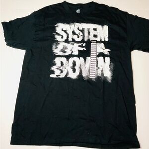 System of a Down Band Tee | Hot Topic Collab | Black Graphic Shirt M NWT
